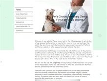 Tablet Screenshot of petschoicevets.com